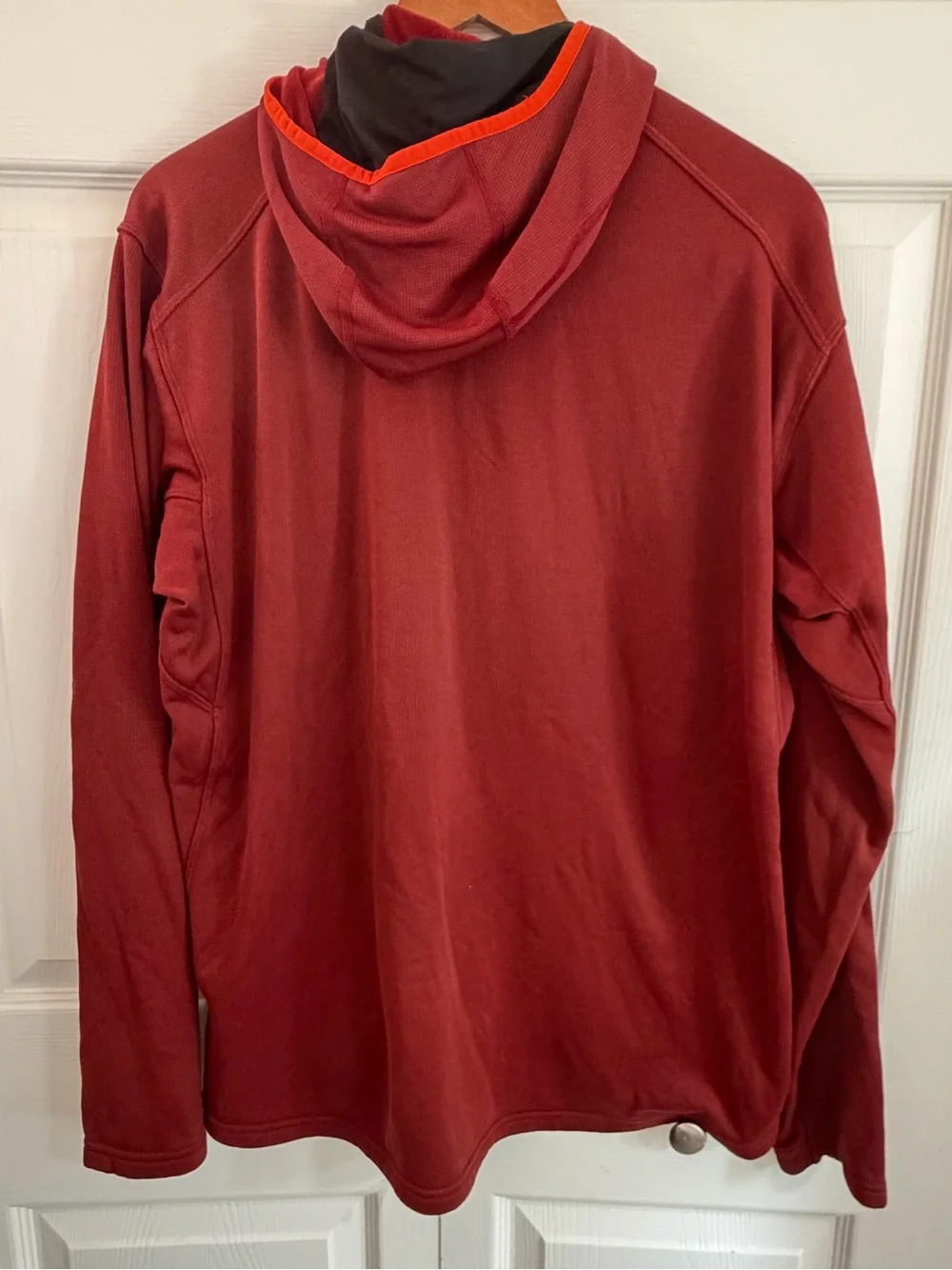 Arc’teryx Fortrez Hoody Men’s Large Red Polartec Fleece Full Zip Hiking Jacket